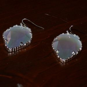 Kendra Scott Iridescent Slate Cats Eye Earrings